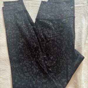 Lululemon Black Patterned Leggings